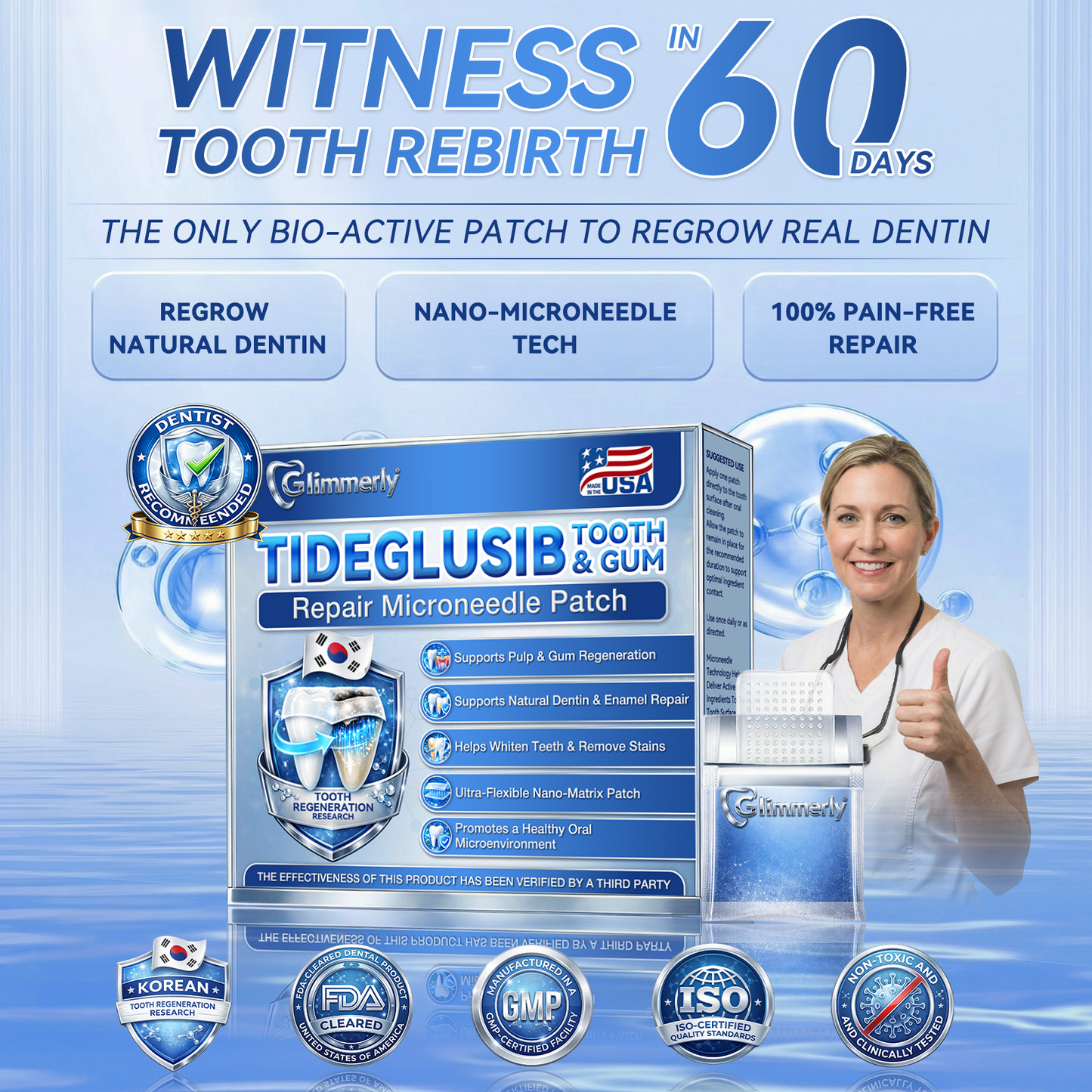 ✨👍𝐆𝐥𝐢𝐦𝐦𝐞𝐫𝐥𝐲® 𝐓𝐢𝐝𝐞𝐠𝐥𝐮𝐬𝐢𝐛 𝐓𝐨𝐨𝐭𝐡 & 𝐆𝐮𝐦 𝐑𝐞𝐩𝐚𝐢𝐫 𝐌𝐢𝐜𝐫𝐨𝐧𝐞𝐞𝐝𝐥𝐞 𝐏𝐚𝐭𝐜𝐡  | 𝐀𝐝𝐯𝐚𝐧𝐜𝐞𝐝 𝐒𝐭𝐞𝐦-𝐂𝐞𝐥𝐥 𝐀𝐜𝐭𝐢𝐯𝐚𝐭𝐢𝐨𝐧 𝐓𝐞𝐞𝐭𝐡 𝐒𝐭𝐫𝐢𝐩𝐬(🦷𝐑𝐞𝐛𝐮𝐢𝐥𝐝 𝐄𝐧𝐚𝐦𝐞𝐥 & 𝐃𝐞𝐧𝐭𝐢𝐧 • 𝐒𝐭𝐫𝐞𝐧𝐠𝐭𝐡𝐞𝐧 𝐆𝐮𝐦𝐬 • 𝐄𝐫𝐚𝐝𝐢𝐜𝐚𝐭𝐞 𝐓𝐚𝐫𝐭𝐚𝐫 & 𝐎𝐝𝐨𝐫 • 𝐒𝐭𝐨𝐩 𝐓𝐨𝐨𝐭𝐡 𝐒𝐞𝐧𝐬𝐢𝐭𝐢𝐯𝐢𝐭𝐲)
