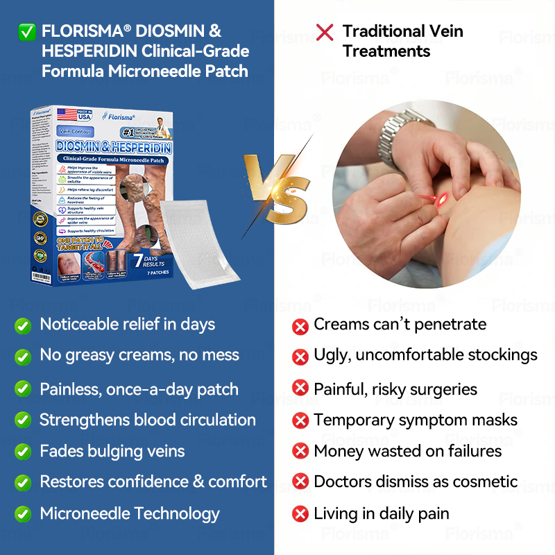 🛡️𝑭𝑳𝑶𝑹𝑰𝑺𝑴𝑨® 👩‍⚕️🩹𝑫𝑰𝑶𝑺𝑴𝑰𝑵 & 𝑯𝑬𝑺𝑷𝑬𝑹𝑰𝑫𝑰𝑵 𝑪𝒍𝒊𝒏𝒊𝒄𝒂𝒍-𝑮𝒓𝒂𝒅𝒆 𝑭𝒐𝒓𝒎𝒖𝒍𝒂 𝑴𝒊𝒄𝒓𝒐𝒏𝒆𝒆𝒅𝒍𝒆 𝑷𝒂𝒕𝒄𝒉 — 𝗔𝗱𝘃𝗮𝗻𝗰𝗲𝗱 𝗛𝗲𝗿𝗯𝗮𝗹 𝗕𝗹𝗲𝗻𝗱 𝗧𝗮𝗿𝗴𝗲𝘁𝘀 𝗦𝗽𝗶𝗱𝗲𝗿 𝗩𝗲𝗶𝗻𝘀 & 𝗥𝗲𝗹𝗶𝗲𝘃𝗲𝘀 𝗛𝗲𝗮𝘃𝘆, 𝗧𝗶𝗿𝗲𝗱 𝗟𝗲𝗴𝘀