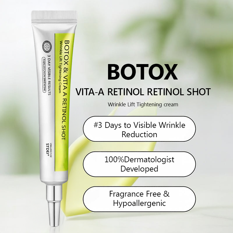𝑶𝒇𝒇𝒊𝒄𝒊𝒂𝒍 𝑺𝒕𝒐𝒓𝒆💖 |Regain youthful skin nown 💫STDEI® BOTOX & VITA A RETINOL SHOT Wrinkle Lift Tightening Cream