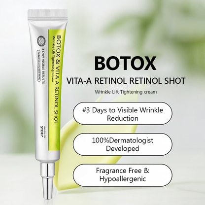 𝑶𝒇𝒇𝒊𝒄𝒊𝒂𝒍 𝑺𝒕𝒐𝒓𝒆💖 |Regain youthful skin nown 💫STDEI® BOTOX & VITA A RETINOL SHOT Wrinkle Lift Tightening Cream