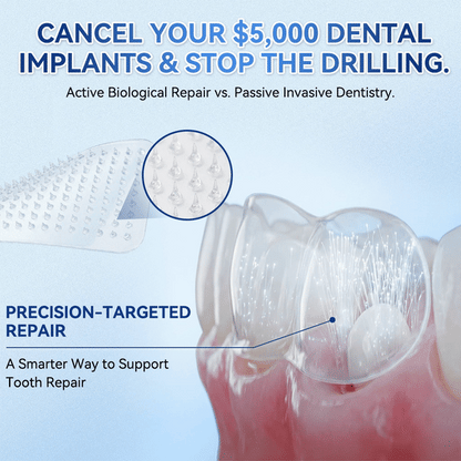 🦷𝐅𝐃𝐀 𝐑𝐞𝐠𝐢𝐬𝐭𝐞𝐫𝐞𝐝 & 𝐆𝐌𝐏 𝐂𝐞𝐫𝐭𝐢𝐟𝐢𝐞𝐝 | 𝐆𝐥𝐢𝐦𝐦𝐞𝐫𝐥𝐲® 🗽𝐓𝐢𝐝𝐞𝐠𝐥𝐮𝐬𝐢𝐛 𝐓𝐨𝐨𝐭𝐡 & 𝐆𝐮𝐦 𝐑𝐞𝐩𝐚𝐢𝐫 𝐌𝐢𝐜𝐫𝐨𝐧𝐞𝐞𝐝𝐥𝐞 𝐏𝐚𝐭𝐜𝐡  | 𝐀𝐝𝐯𝐚𝐧𝐜𝐞𝐝 𝐒𝐭𝐞𝐦-𝐂𝐞𝐥𝐥 𝐀𝐜𝐭𝐢𝐯𝐚𝐭𝐢𝐨𝐧 𝐓𝐞𝐞𝐭𝐡 𝐒𝐭𝐫𝐢𝐩𝐬