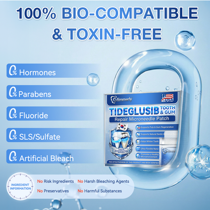 🦷𝐅𝐃𝐀 𝐑𝐞𝐠𝐢𝐬𝐭𝐞𝐫𝐞𝐝 & 𝐆𝐌𝐏 𝐂𝐞𝐫𝐭𝐢𝐟𝐢𝐞𝐝 | 𝐆𝐥𝐢𝐦𝐦𝐞𝐫𝐥𝐲® 🗽𝐓𝐢𝐝𝐞𝐠𝐥𝐮𝐬𝐢𝐛 𝐓𝐨𝐨𝐭𝐡 & 𝐆𝐮𝐦 𝐑𝐞𝐩𝐚𝐢𝐫 𝐌𝐢𝐜𝐫𝐨𝐧𝐞𝐞𝐝𝐥𝐞 𝐏𝐚𝐭𝐜𝐡  | 𝐀𝐝𝐯𝐚𝐧𝐜𝐞𝐝 𝐒𝐭𝐞𝐦-𝐂𝐞𝐥𝐥 𝐀𝐜𝐭𝐢𝐯𝐚𝐭𝐢𝐨𝐧 𝐓𝐞𝐞𝐭𝐡 𝐒𝐭𝐫𝐢𝐩𝐬