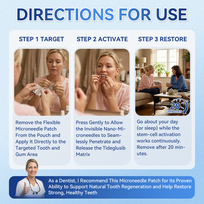 👩‍⚕️🎁 𝐆𝐥𝐢𝐦𝐦𝐞𝐫𝐥𝐲® 𝐓𝐢𝐝𝐞𝐠𝐥𝐮𝐬𝐢𝐛 𝐓𝐨𝐨𝐭𝐡 & 𝐆𝐮𝐦 𝐑𝐞𝐩𝐚𝐢𝐫 𝐌𝐢𝐜𝐫𝐨𝐧𝐞𝐞𝐝𝐥𝐞 𝐏𝐚𝐭𝐜𝐡  | 𝐀𝐝𝐯𝐚𝐧𝐜𝐞𝐝 𝐒𝐭𝐞𝐦-𝐂𝐞𝐥𝐥 𝐀𝐜𝐭𝐢𝐯𝐚𝐭𝐢𝐨𝐧 𝐓𝐞𝐞𝐭𝐡 𝐒𝐭𝐫𝐢𝐩𝐬(🦷𝐑𝐞𝐛𝐮𝐢𝐥𝐝 𝐄𝐧𝐚𝐦𝐞𝐥 & 𝐃𝐞𝐧𝐭𝐢𝐧 • 𝐒𝐭𝐫𝐞𝐧𝐠𝐭𝐡𝐞𝐧 𝐆𝐮𝐦𝐬 • 𝐄𝐫𝐚𝐝𝐢𝐜𝐚𝐭𝐞 𝐓𝐚𝐫𝐭𝐚𝐫 & 𝐎𝐝𝐨𝐫 • 𝐒𝐭𝐨𝐩 𝐓𝐨𝐨𝐭𝐡 𝐒𝐞𝐧𝐬𝐢𝐭𝐢𝐯𝐢𝐭𝐲)