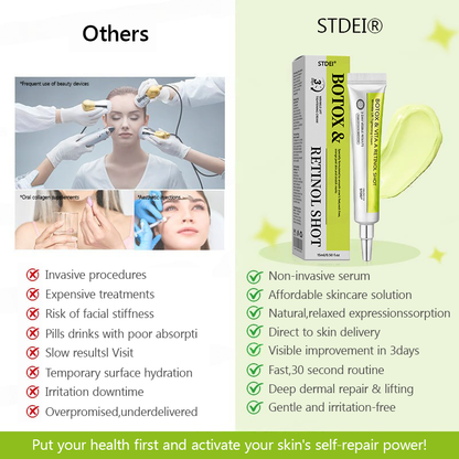 𝑶𝒇𝒇𝒊𝒄𝒊𝒂𝒍 𝑺𝒕𝒐𝒓𝒆💖 |Regain youthful skin nown 💫STDEI® BOTOX & VITA A RETINOL SHOT Wrinkle Lift Tightening Cream