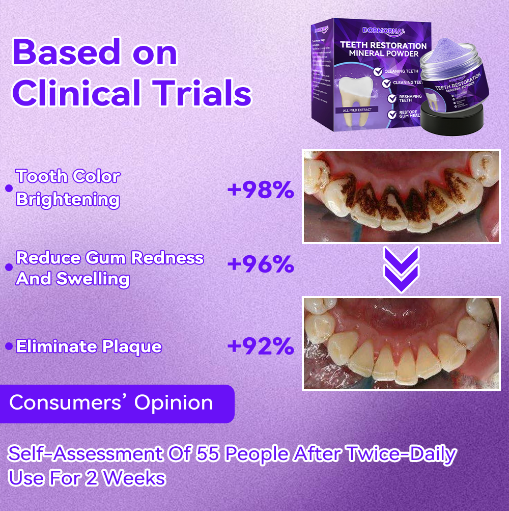 𝐃𝐨𝐫𝐦𝐨𝐫𝐧𝐚® 🍀Teeth Restoration Mineral Powder🦷(🎁Flash Sale - Don’t Miss Out)