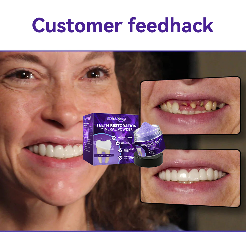 𝐃𝐨𝐫𝐦𝐨𝐫𝐧𝐚® 🍀Teeth Restoration Mineral Powder🦷(🎁Flash Sale - Don’t Miss Out)