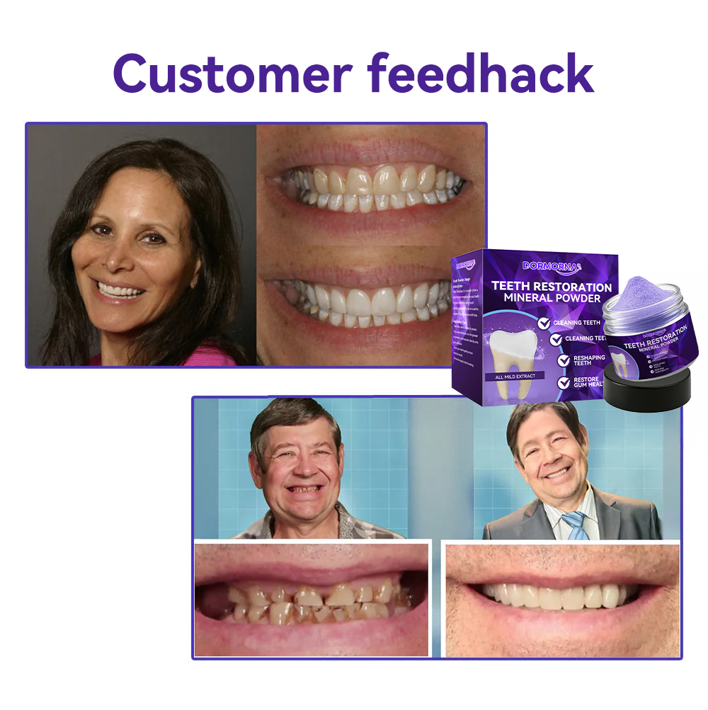 𝐃𝐨𝐫𝐦𝐨𝐫𝐧𝐚® 🍀Teeth Restoration Mineral Powder🦷(🎁Flash Sale - Don’t Miss Out)