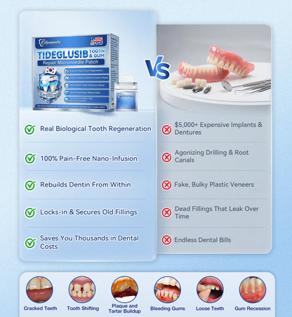 🦷𝐅𝐃𝐀 𝐑𝐞𝐠𝐢𝐬𝐭𝐞𝐫𝐞𝐝 & 𝐆𝐌𝐏 𝐂𝐞𝐫𝐭𝐢𝐟𝐢𝐞𝐝 | 𝐆𝐥𝐢𝐦𝐦𝐞𝐫𝐥𝐲® 🗽𝐓𝐢𝐝𝐞𝐠𝐥𝐮𝐬𝐢𝐛 𝐓𝐨𝐨𝐭𝐡 & 𝐆𝐮𝐦 𝐑𝐞𝐩𝐚𝐢𝐫 𝐌𝐢𝐜𝐫𝐨𝐧𝐞𝐞𝐝𝐥𝐞 𝐏𝐚𝐭𝐜𝐡  | 𝐀𝐝𝐯𝐚𝐧𝐜𝐞𝐝 𝐒𝐭𝐞𝐦-𝐂𝐞𝐥𝐥 𝐀𝐜𝐭𝐢𝐯𝐚𝐭𝐢𝐨𝐧 𝐓𝐞𝐞𝐭𝐡 𝐒𝐭𝐫𝐢𝐩𝐬