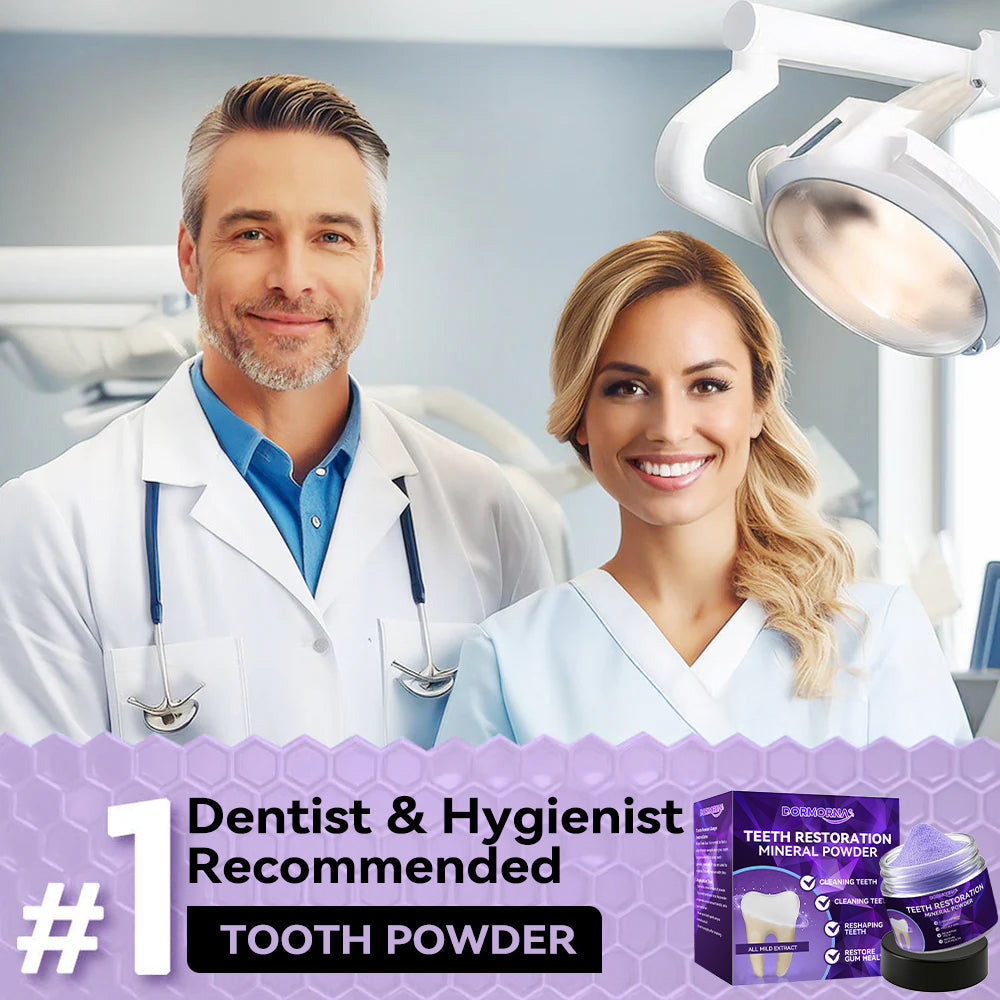 𝐃𝐨𝐫𝐦𝐨𝐫𝐧𝐚® 🍀Teeth Restoration Mineral Powder🦷(🎁Flash Sale - Don’t Miss Out)