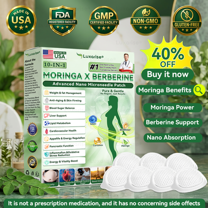 🐼🐼𝑶𝒇𝒇𝒊𝒄𝒊𝒂𝒍 𝑺𝒕𝒐𝒓𝒆  | 𝑳𝒖𝒙𝒂𝒓𝒊𝒔𝒆® 𝑴𝒐𝒓𝒊𝒏𝒈𝒂 & 𝑩𝒆𝒓𝒃𝒆𝒓𝒊𝒏𝒆 10-𝑰𝑵-1 𝑨𝒅𝒗𝒂𝒏𝒄𝒆𝒅 𝑵𝒂𝒏𝒐 𝑴𝒊𝒄𝒓𝒐𝒏𝒆𝒆𝒅𝒍𝒆 𝑷𝒂𝒕𝒄𝒉 (𝐎𝐧𝐜𝐞 𝐃𝐚𝐢𝐥𝐲, 𝐯𝐢𝐬𝐢𝐛𝐥𝐞 𝐜𝐡𝐚𝐧𝐠𝐞𝐬 𝐢𝐧 𝟕 𝐝𝐚𝐲𝐬）✅ 𝐎𝐛𝐞𝐬𝐢𝐭𝐲, 𝐃𝐢𝐚𝐛𝐞𝐭𝐞𝐬, 𝐒𝐥𝐞𝐞𝐩 𝐀𝐩𝐧𝐞𝐚, 𝐀𝐧𝐝 𝐉𝐨𝐢𝐧𝐭 𝐈𝐬𝐬𝐮𝐞𝐬